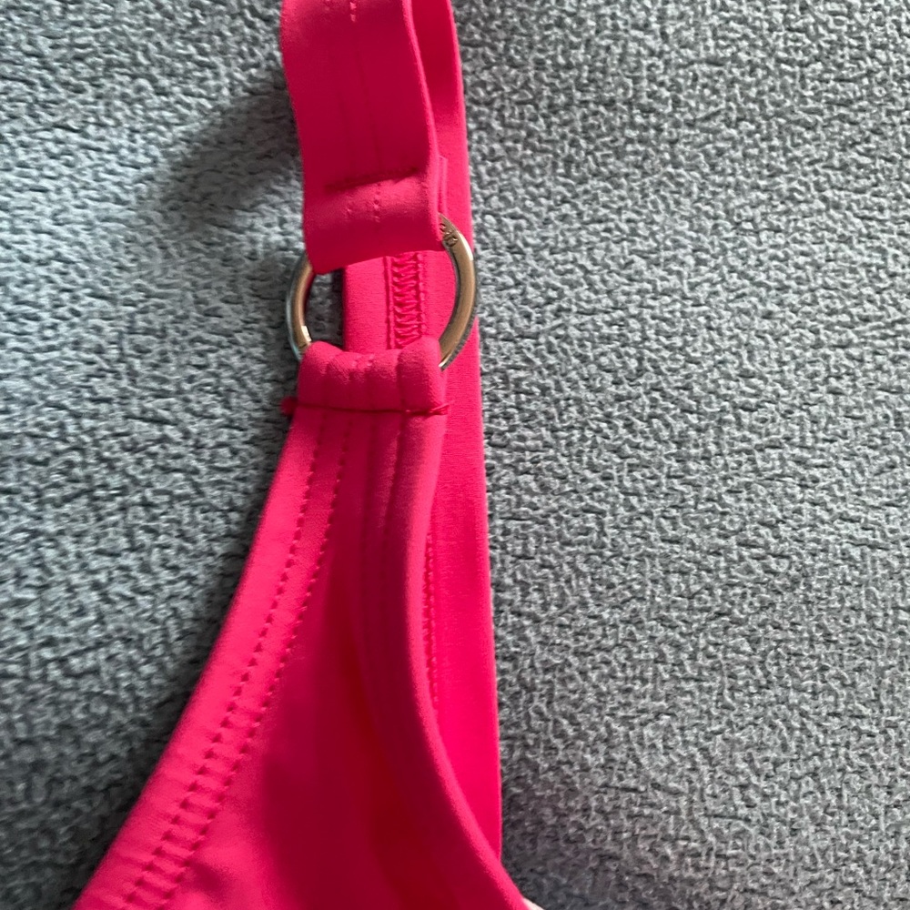 Calvin Klein size 10 bright pink one piece bathing suit - Picture 4 of 10